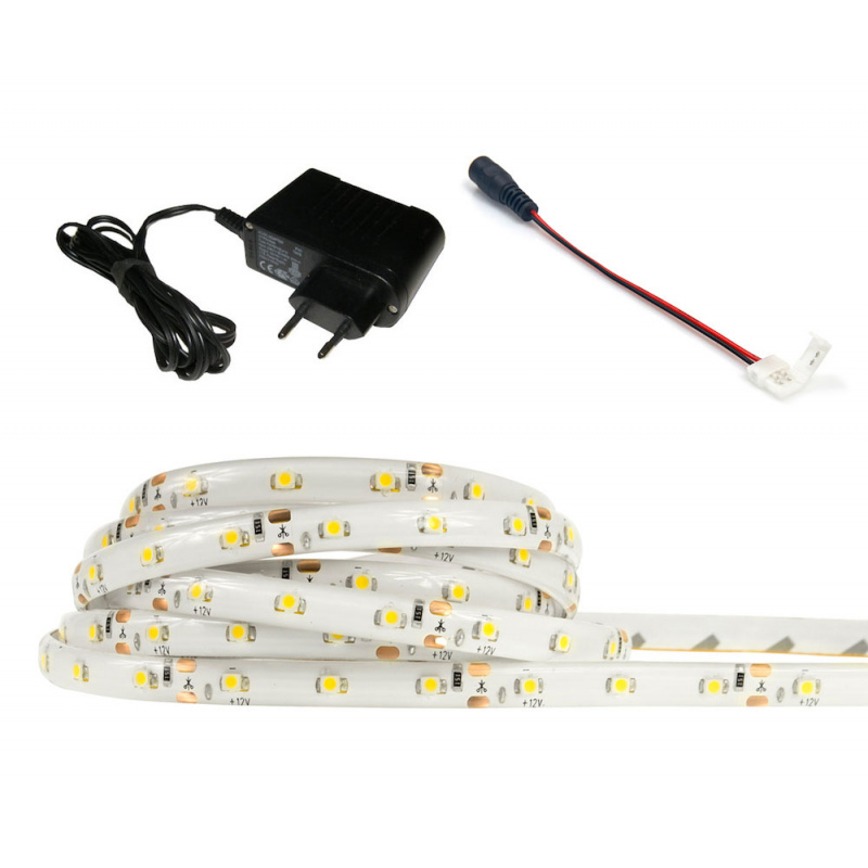LED pásek - SMD 2835 - 1m - 60LED/m - 4,8W/m - IP20 - studená bílá
