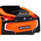 BMW I8 Lift Battery Car Orange + Dálkové ovládání + Pomalý start + 3-Pkt pásy + MP3 USB + LED dioda