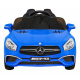 Mercedes Benz AMG SL65 S elektrický pro děti Modrá + Dálkové ovládání + LED audio + Eco kůže + EVA + Pomalý start