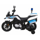 Policejní motocykl BMW F850 GS s dětskou baterií + pomocná kola + siréna + světla + 2 kufry + startování zdarma