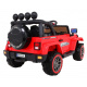 Dětské terénní auto 4WD na plný úvazek Červená + 4x4 + Dálkové ovládání + LED audio + Úložný prostor