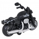 Kovová Motorka Černá s Funkcí Světel a Zvuku
