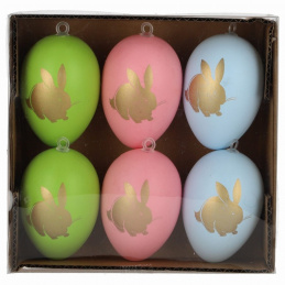 Velikonoční vajíčka 6 kusů velikonoční