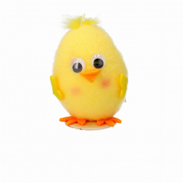 Stoffový kuřátko k postavení velikonoční