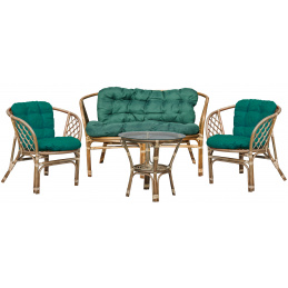 Aga Ratanová sestava BAHAMA Grey Dark Green