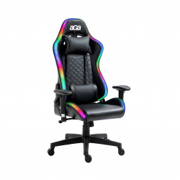 Aga Herní židle s RGB podsvícením Černá Aga Herní židle s RGB podsvícením Černá
