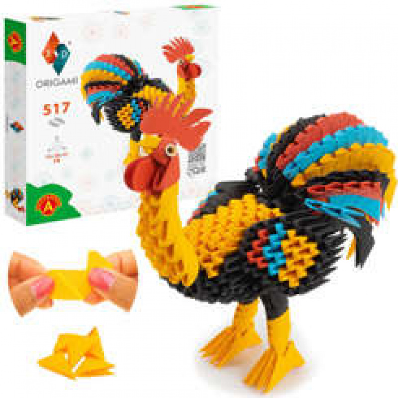 Alexander Origami 3D Kohout 2574