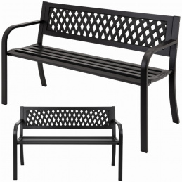 Zahradní lavička - ocelová