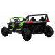Čtyřmístná bugina ATV RACING UTV2000 s li-ion baterií zelená
