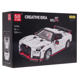 Sada Kostek Autíčko 1034ks.Bílé