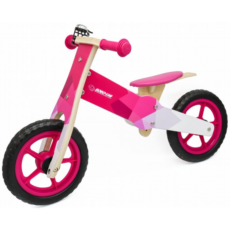 Bobo-San Dřevěné odrážedlo Růžové