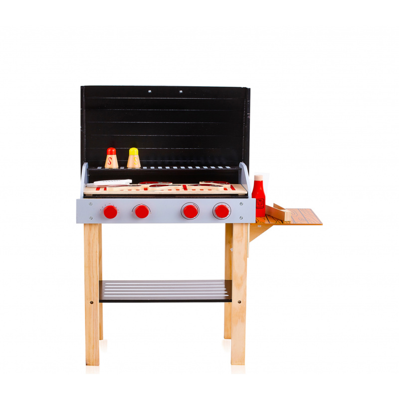 Aga4kids Dětský dřevěný gril BBQ GRILL