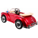 Mercedes Benz 300S Retro pro děti Červený lak + dálkové ovládání + EVA + pomalý start + LED MP3