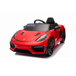 Vozidlo Porsche 718 Červené MP4