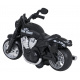 Kovová Motorka Černá s Funkcí Světel a Zvuku