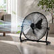 Aga Podlahový ventilátor 50 cm Černý