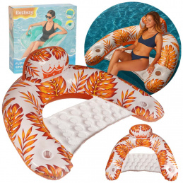 Koupací křeslo lehátko houpací síť voda oranžová