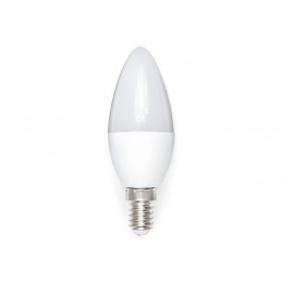 LED žárovka C37 - E14 - 6W - 530 lm - studená bílá