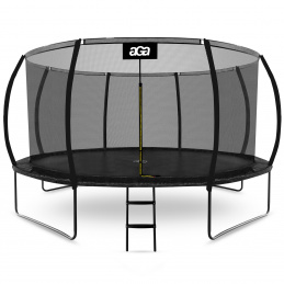 Aga SPORT EXCLUSIVE Trampolína 430 cm Černá + ochranná síť + žebřík