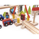 Aga Dětská dřevěná vláčko-dráha 70 dílů