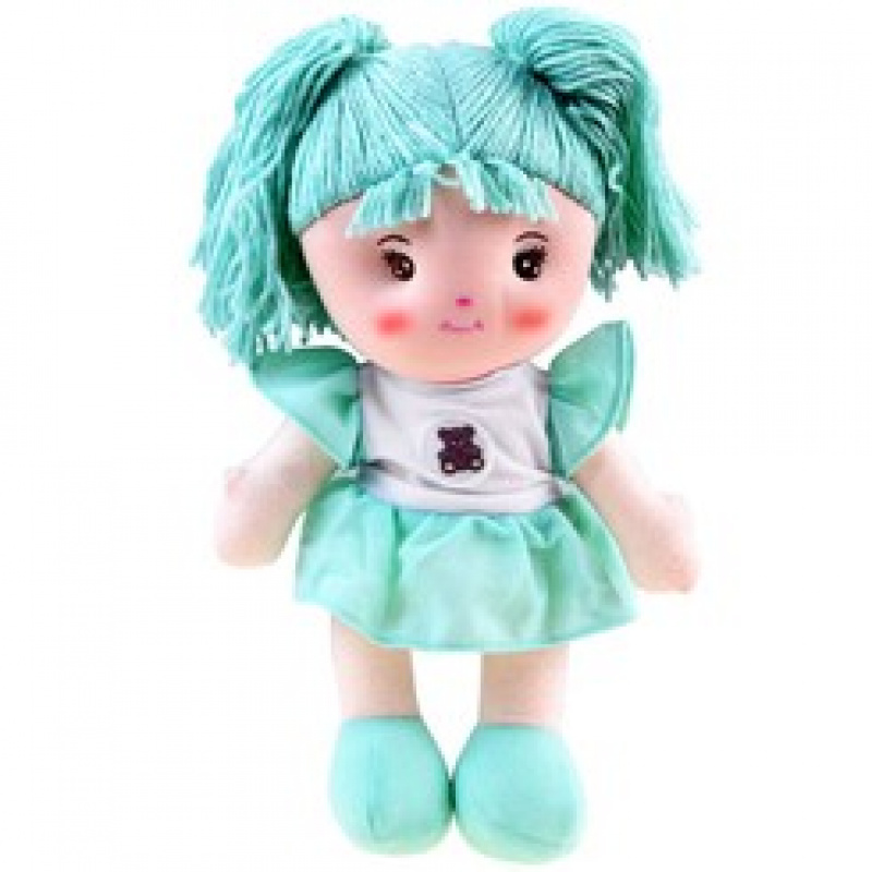 Hadrová panenka Zuzia 33cm ZA3853 - Mátová