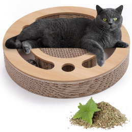 Škrabadlo s míčky pro kočku hračka