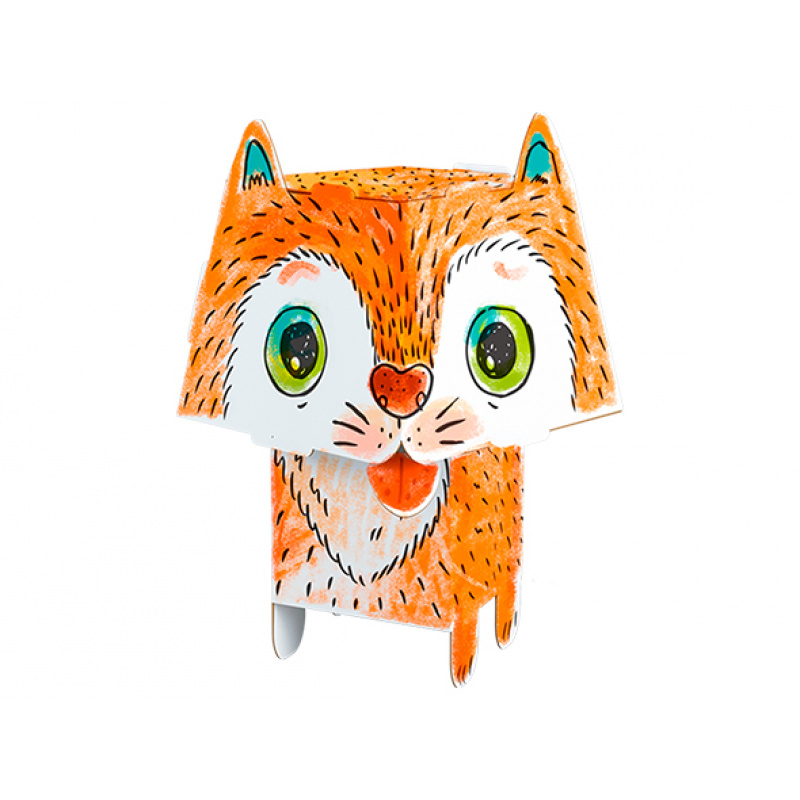 MONUMI 3D Omalovánky Kitten 3+