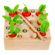 Dřevěná hra s mrkví