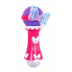 Karaoke mikrofon pro děti 3+ růžový Funkce změny hlasu + světla + MP3