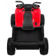 Čtyřkolka XL ATV 2,4GHz na baterie pro děti Červená + dálkové ovládání + pohon 4x4 + nosič zavazadel + startování zdarma + EVA + LED audio