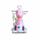 Aga4Kids Plastový houpací koník 2v1 DS3803 Růžový