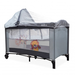 Aga4Kids Cestovní postýlka Světle šedá 2DZ216 - II. JAKOST