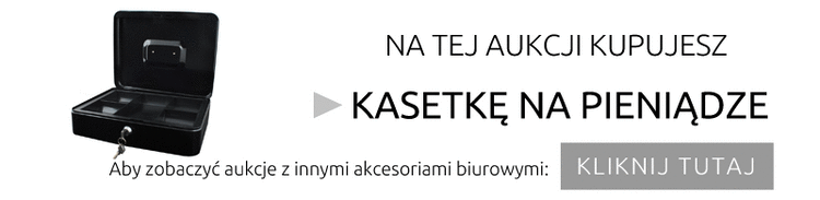 Příruční pokladna 300x240x90 - černá ISO