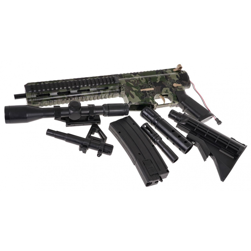 Karabina M4 Na Gelové Kuličky + Příslušenství