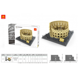Sada Kostek Série Budovy Koloseum 1756ks.