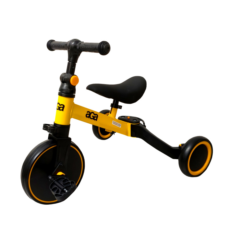 Aga Odrážedlo 3v1 Žluté 2DZ217 - 2. JAKOST