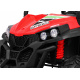 Dětská terénní buggy Grand Lift Červená + pohon 4x4 + dálkové ovládání + nosič zavazadel + rádio MP3 + LED dioda
