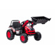 Vozidlo Bagr traktor Červená