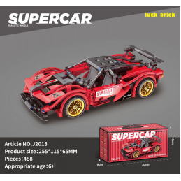 Sada Stavebnic Sportovní Auto Červené 482ks. Sada Stavebnic Sportovní Auto Červené 482ks.
