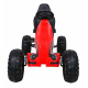 Velká šlapací motokára Silná pro děti Červená + 100 kg zátěž + EVA kola + Ruční brzda + Sportovní sedadlo