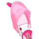 dětské tříkolové kolo Elephant Pink + zvuky + stříška + zábrana + opěrka nohou + rukojeť + ližiny + úložný prostor