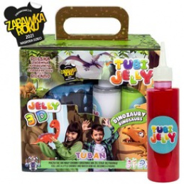 Tuban Sada plastické hmoty Jelly Dinosaurs 6 barev ZA4511