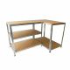 Linder Exclusiv Kovový regál 180x90x40 cm 5 polic