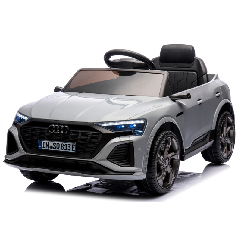 AUDI SQ8 ŠEDÉ Auto na akumulátor EVA Kůže pilot Akumulátor lithiový-iontový