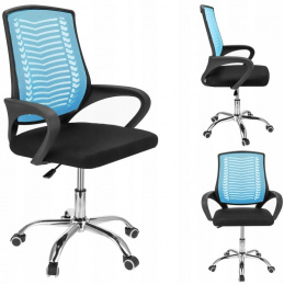 Otočná židle TOLEDO - světle modrá