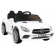 Mercedes Benz AMG SL65 S elektrický pro děti Bílá + Dálkové ovládání + LED Audio + Eco kůže + EVA + Pomalý start