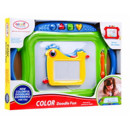 Sada 2 dětských zinkových per 3+ stíratelné kresby + gumy + 4 razítka