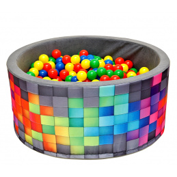 Aga Suchý bazén 90x40 cm s míčky 631