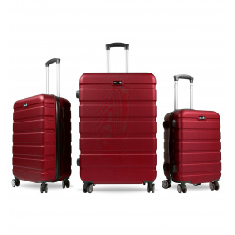 Aga Travel Sada cestovních kufrů MR4650 Červená