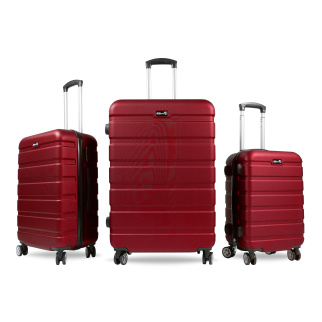 Aga Travel Sada cestovních kufrů MR4650 Červená